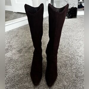 Elegant Brown Knee-High Women's Boots
